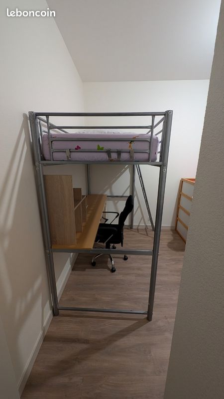 Lit mezzanine avec bureau (image 4)