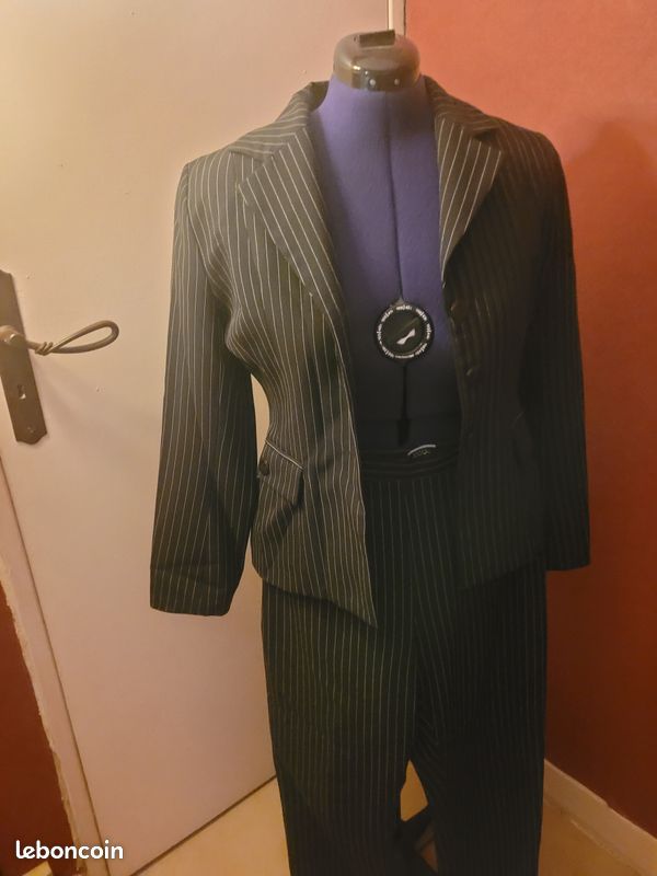 Tailleur Veste Et Jupe Taille 40 - BEST De La Redoute - Beige Rosé, Occasion Très Bon état