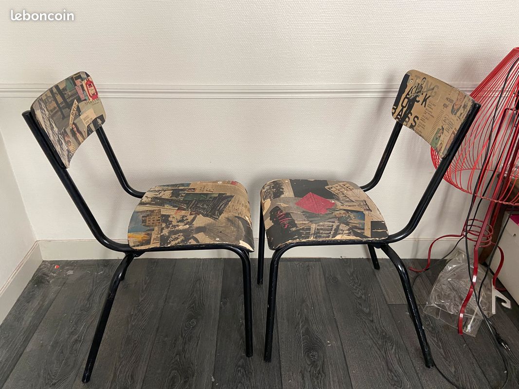 Lot de 2 chaises design (image 3)