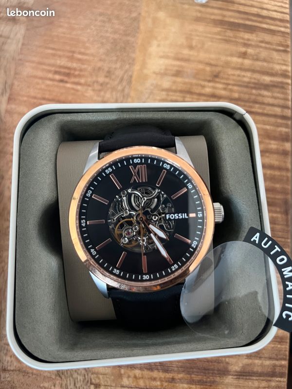 Montre Flynn Automatique Montre Fossil Automatique Noir Fossil