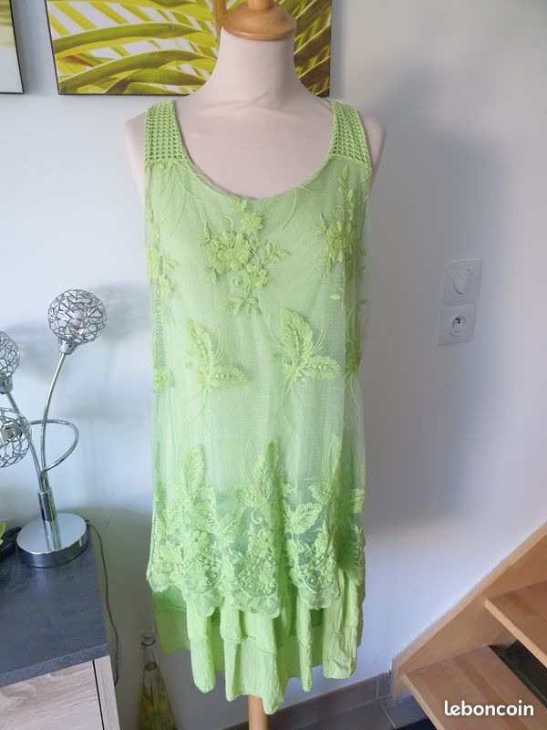 Jolie robe d'été verte 🌿 👗 (image 1)