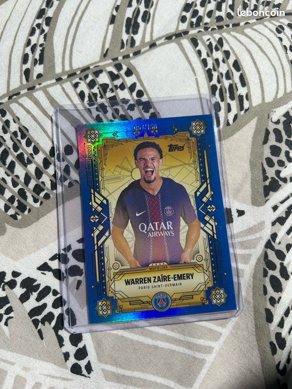 Warren Zaïre-Emery Topps PSG 2025/26 numérotée 97/150 (image 1)