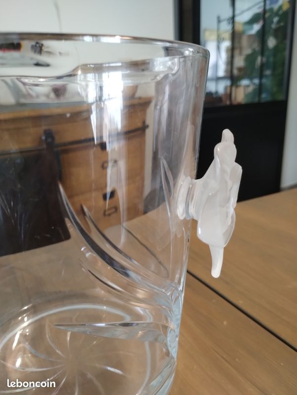 Seau à champagne en cristal d'Arques (image 3)