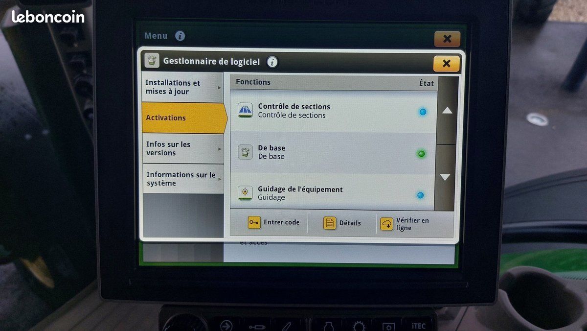 John Deere 8R340 - CommandPro50 - ILS - Freins (image 16)