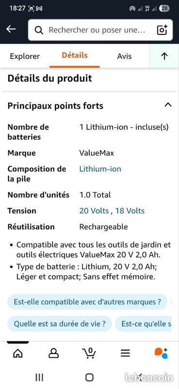 Batterie ValueMax (image 5)