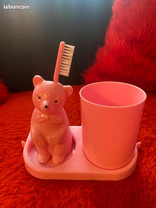 GmeDhc 260ml Gobelet Et Porte Brosse à Dents Dinosaure, Lot De 2 - Durable En Plastique Pour Garçons Et Filles, Usage Quotidien Salle De Bain