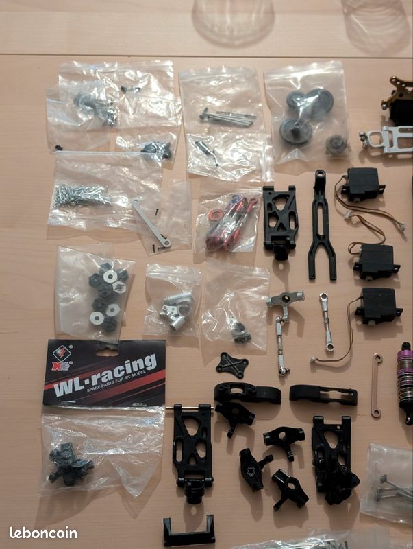 4 Pièces 1/12 Amortisseur de Voiture RC, Suspension Réglable Assemblée