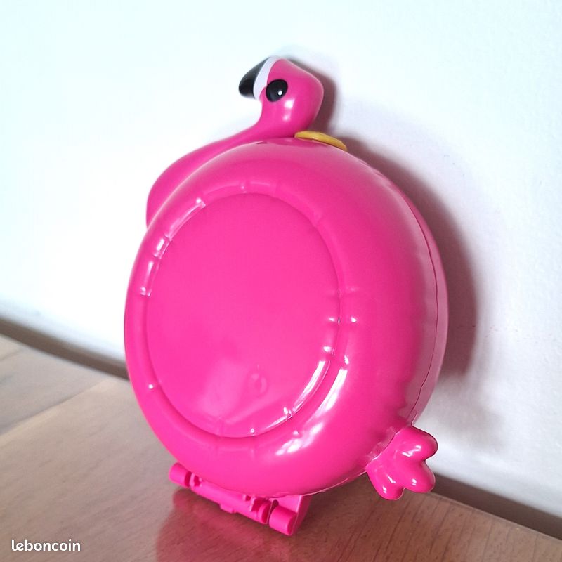Polly Pocket Coffret Flamant Rose Surprise | 26 Surprises + Mini-Figurines Margot & Amie | Pinata Tropicale Pop & Swap | Jouet Fille Dès 4 Ans HJN76