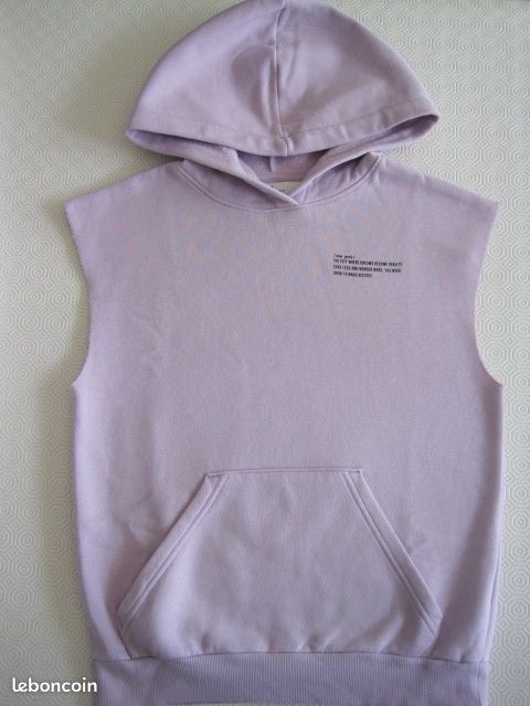 Sweat à capuche sans manche H&M 11-12 ans Vêtements