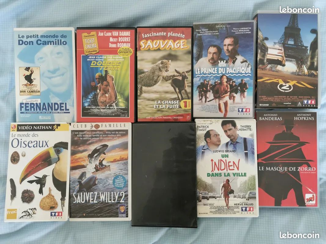 Nombreuses cassettes VHS tout type (image 2)