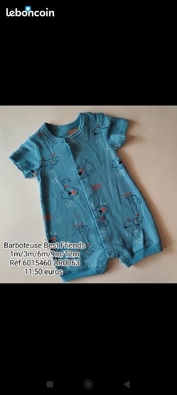 Barboteuse Best Friends (image 1)