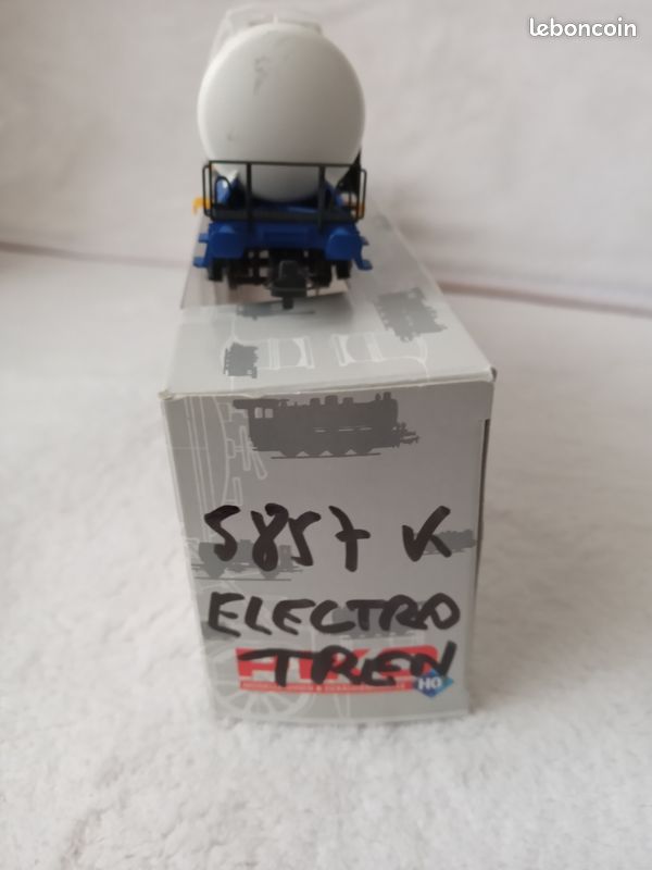 Wagon Citerne SNCF ELECTROTREN HO – Danzas N°5870K – Occasion – Prêt à Rouler