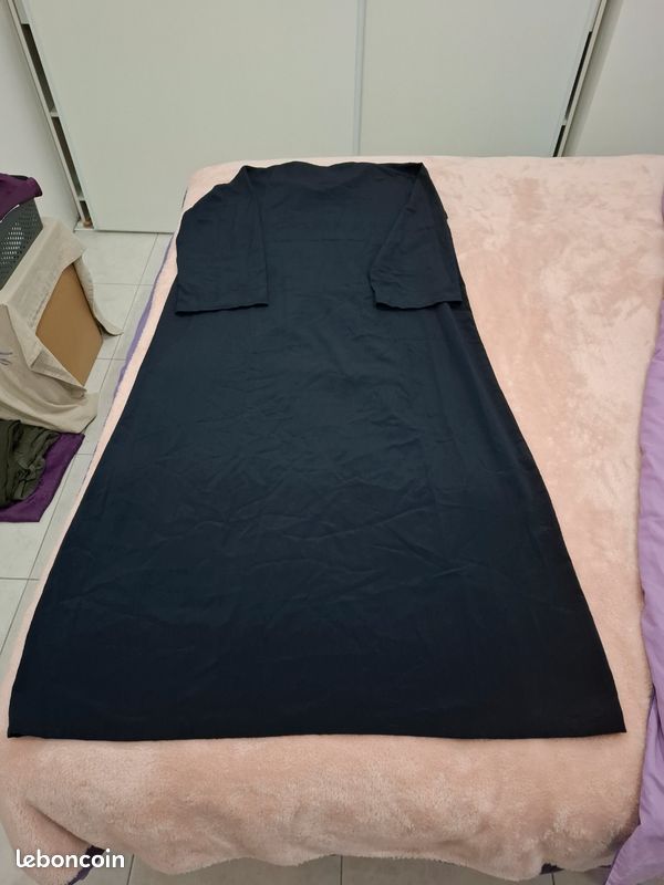 Djellaba bleu nuit (image 2)