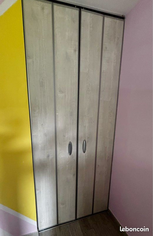 Doubles portes coulissantes 2m30 x 48 cm (x2) parfait état (image 1)