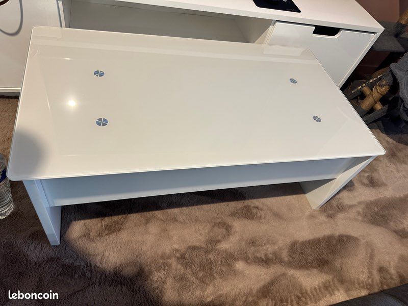 Table basse rectangulaire avec plateau relevable (image 6)