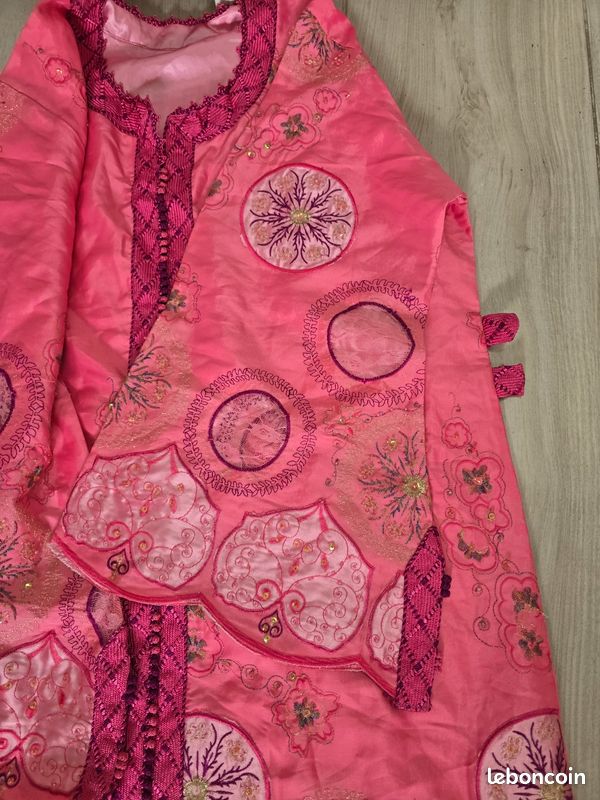 Gandoura rose grande taille selma93 (image 5)