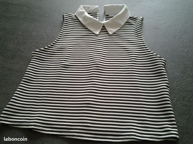 Débardeur marin ZARA Taille S (image 1)