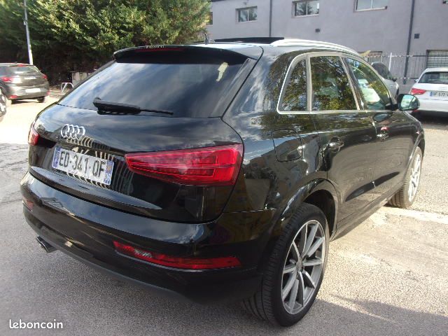Audi q3 2.0 tdi 184 quattro ambi luxe stro7 6/16 75mkm gps/tel/t.ouvrant/sieges sport/ camera+radars/fact entretien (image 2)