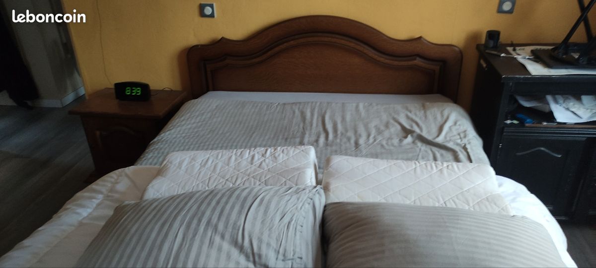 Chambre a coucher complète chêne massif (image 1)