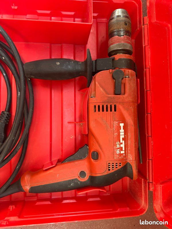 Perceuse à percussion filaire HILTI SR 16 – complète en coffret – parfait état de marche (image 2)