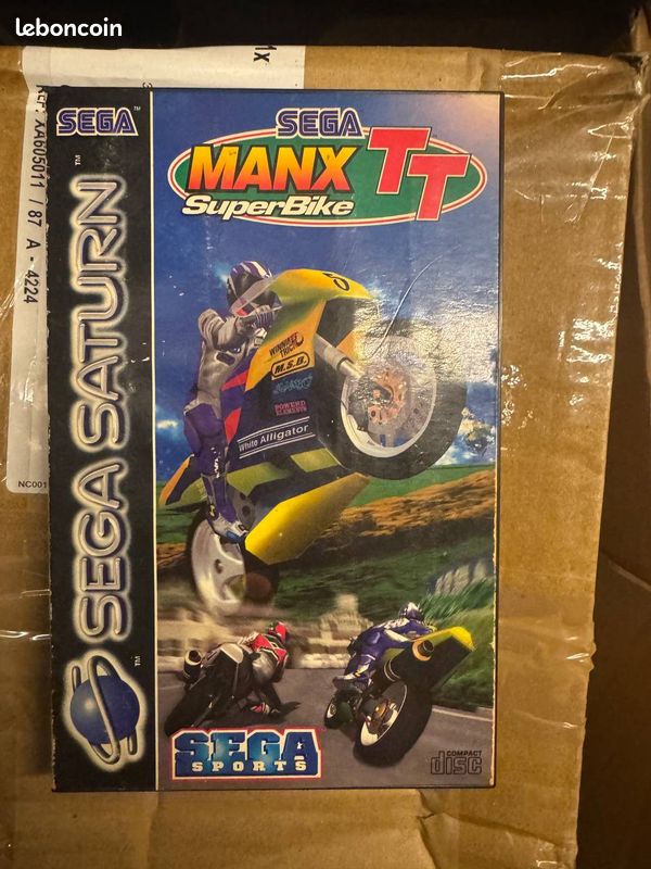 Manx Tt Super Bike - Físico - Sega Saturn | Jogo de Videogame Sega Manx Tt Super Bike - Físico - Sega Saturn | Jogo de Videogame Sega