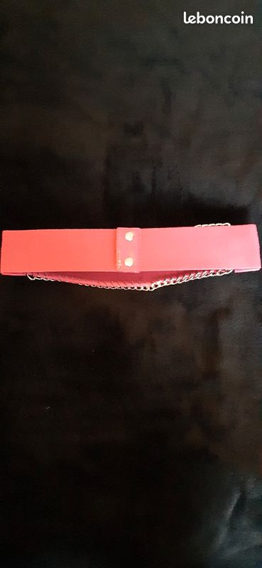 Ceinture simili cuir rose 🌹 (image 2)