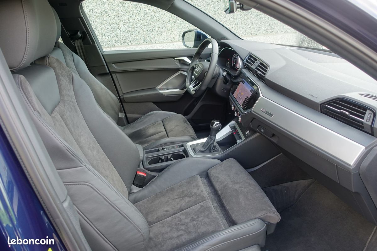 Q3 35 Tfsi S-Tronic 150ch Virtual cockpit/Cuir sport chauffant/Grd Gps Europe/Caméra/Régulateur/LED/1°Main/Garantie 12 mois (image 8)