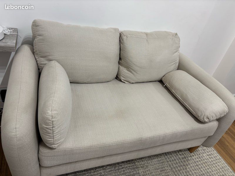 Canapé beige 150e (image 3)