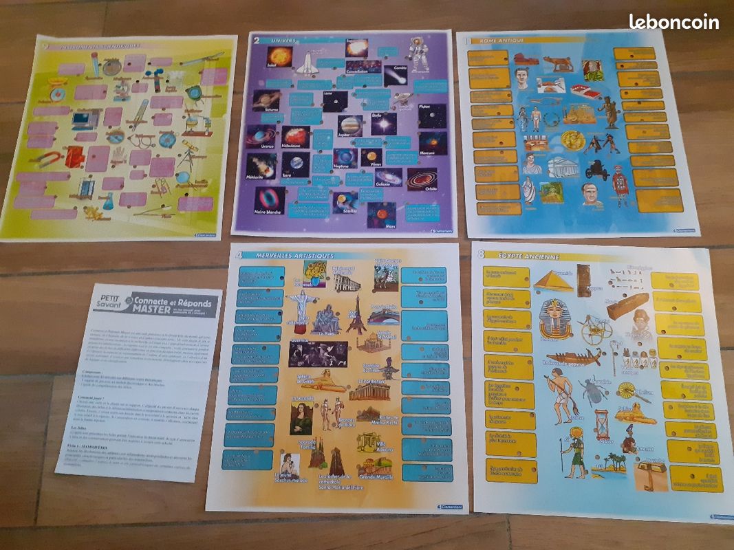 Vends jeu " connecte et réponds " de clementoni (image 2)