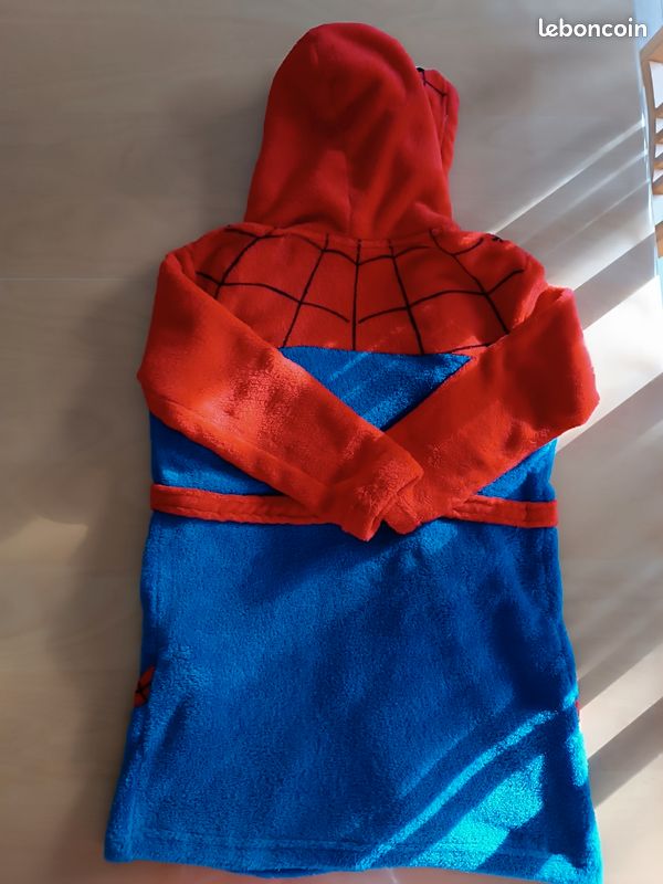 Peignoir Chaud Peignoir Spiderman Ans Peignoir Enfants Spiderman