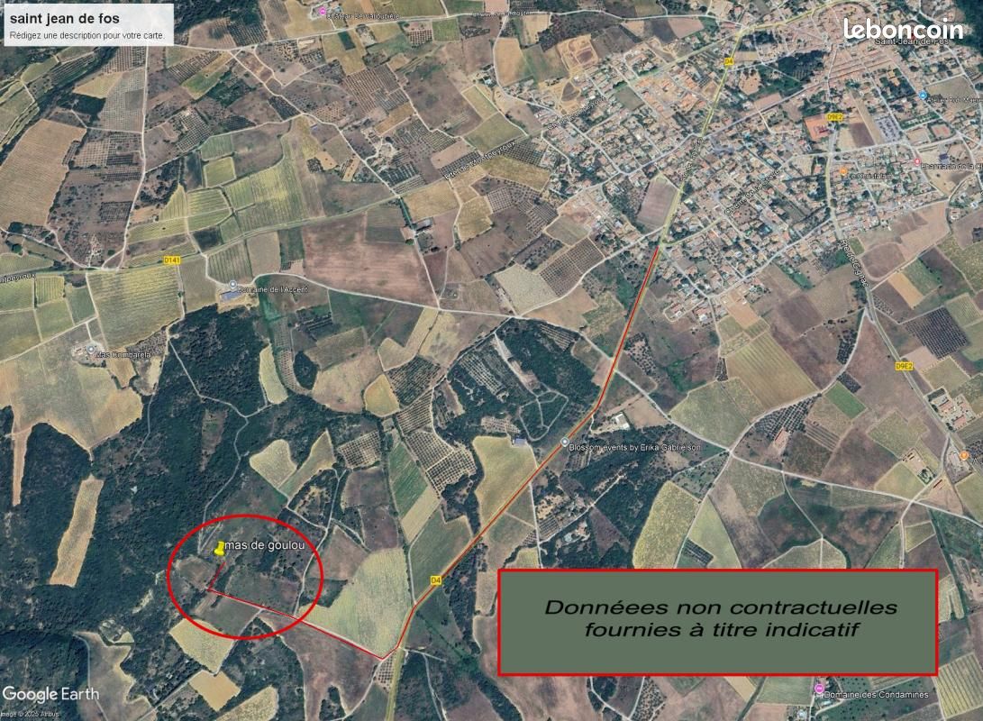 Terrain 5150 m² · à Saint-Jean-de-Fos · 19 000 €