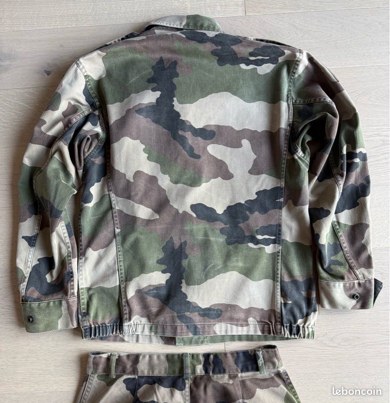 Veste camouflage vintage de l'armée britannique