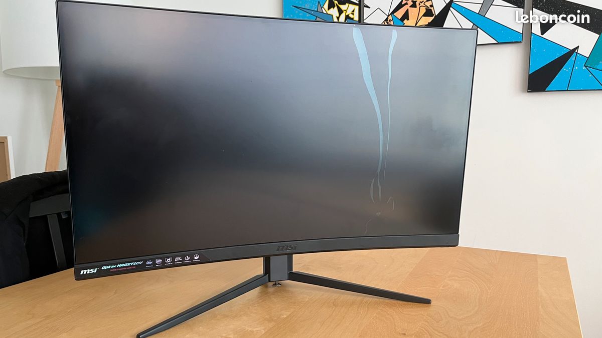 Écran PC MSI Optix G271 27 Pouces 144Hz 1ms - Pour Pièces / HS