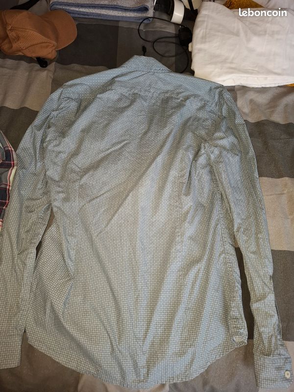 Chemise bleu Jules (image 3)