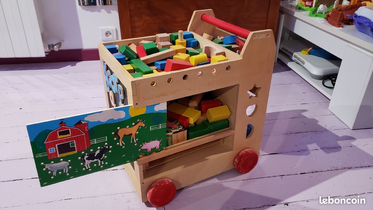 Chariot en bois (image 1)