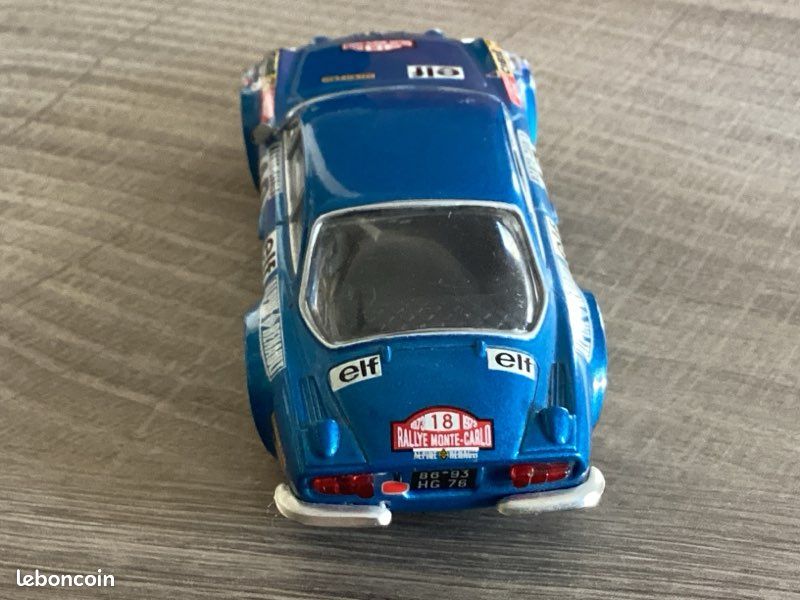 Modèle Réduit Alpine Renault A110 Andruet 1973 Rallye Monte-Carlo 1:43 Ixo Altaya