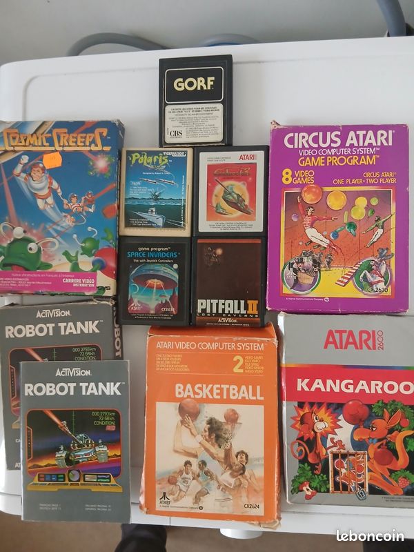 LOT DE 8 Jeux Atari 2600 Testés Fonctionnels EUR 89,99 - FR