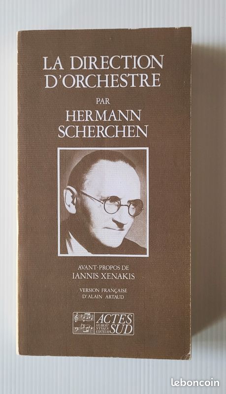 La direction d'orchestre Hermann Scherchen Actes Sud 1992 (image 1)