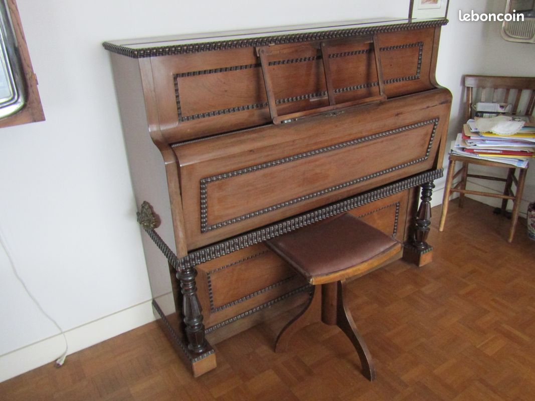 Rare piano Blondel à clavier rabattable (image 1)