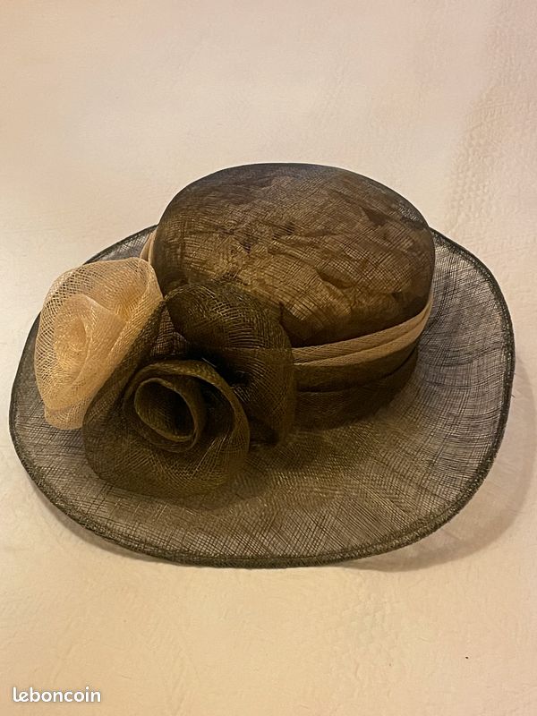 Magnifique Chapeau de Cérémonie / Mariage – État Neuf (image 11)