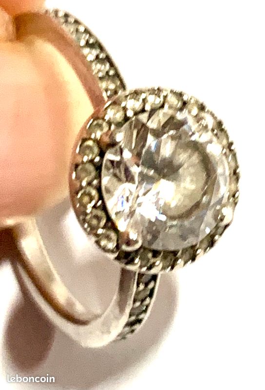 Bague En Argent Massif 925 - Occasion - Belle Pièce Française