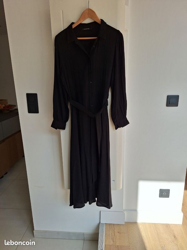 Robe Chemise noire Monoprix T44 (image 1)