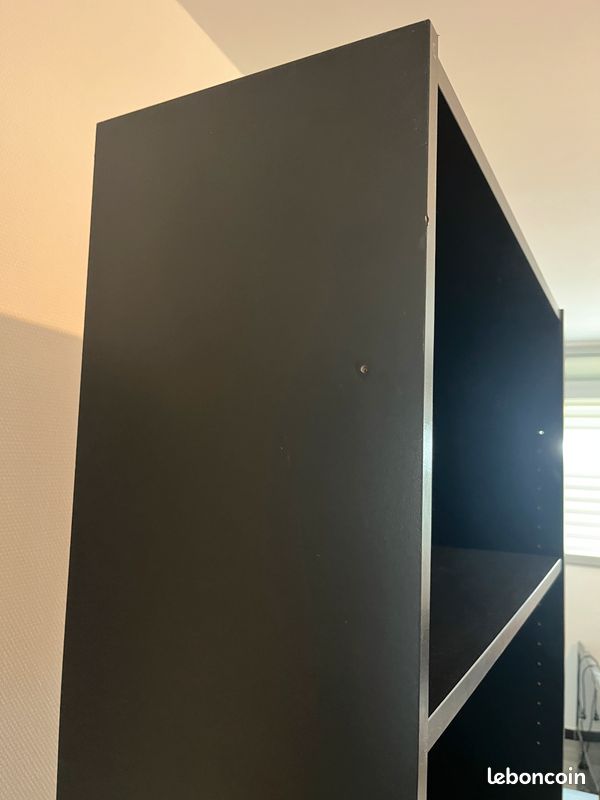 Bibliothèques noires (x2) Billy Ikea 80x28x200 (image 4)