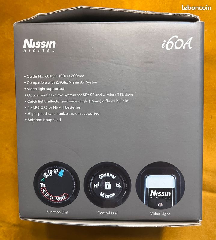 Nissin i60A Flash - Compatible Sony (image 6)
