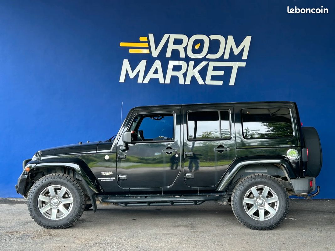 JEEP Wrangler 2.8 D 200ch Sahara - 2014 - 134 500 km - Boîte auto - GARANTIE 6 MOIS (image 2)