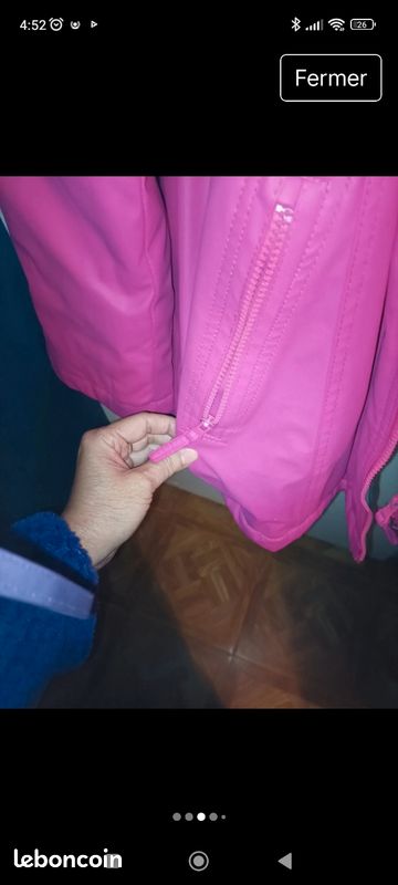 Parka taille 50 doublée polaire (image 4)