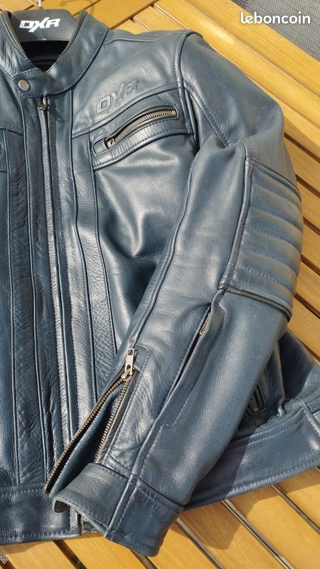 Blouson moto cuir DXR Dagor (image 3)