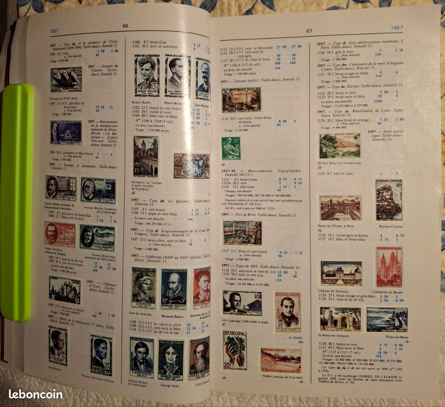 Monaco 1836 (complète.Edition.) Neuf Avec Gomme Originale ** MNH 1987