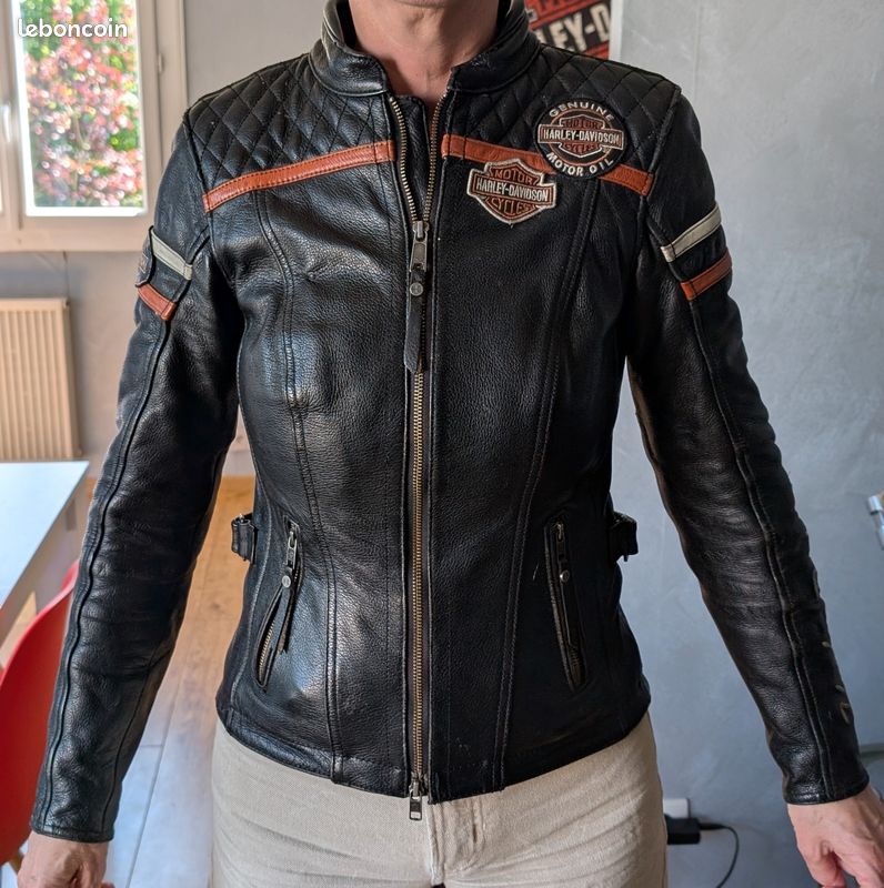 Cuir Harley Vetement Harley Femme Blouson Harley Femme Harley