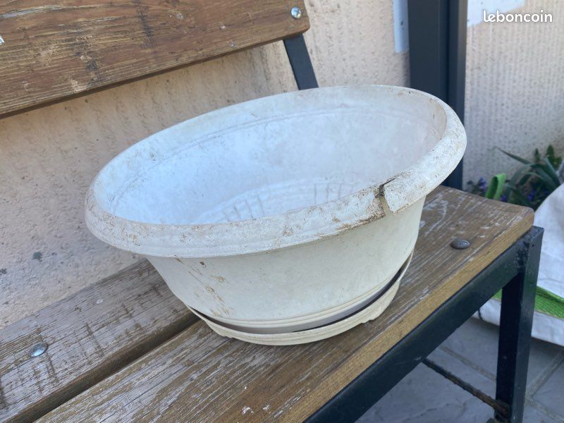 Kimmel Pot De Fleurs Moyen 15 Cm - Cache-pot En Plastique Vert Citron - Incassable, Intérieur/extérieur, Lave-vaisselle